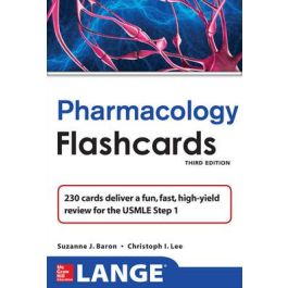 Lange Pharmacology Flash Cards, Third Edition (LANGE FlashCards)