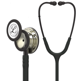 3M™ Littmann® Classic III™ Monitoring Stethoscope, Champagne Chestpiece, Black Tube, 5861