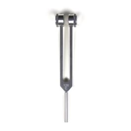  128 Tuning Fork Weight Aluminum Clinical Grade Nerve/Sensory with Silicone Hammer, Repair Tool, and Soft Storage Bag