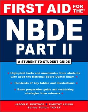 First Aid for the NBDE Part II, 1st edition 