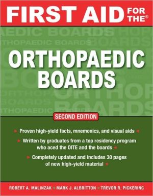 First Aid for the Orthopaedic Boards, 2nd edition