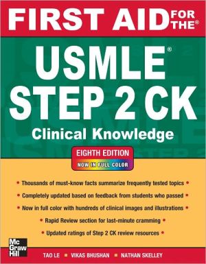 First Aid for the USMLE Step2 CK, 8th Edition