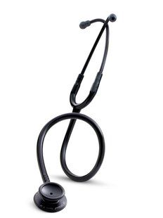 3M™ Littmann® Classic II S.E. Stethoscope, Black Plated Chestpiece and Eartubes, Black Tube, 28 inch, 2218BE