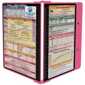 WhiteCoat Clipboard Kit - Pink Pediatric Infant Edition