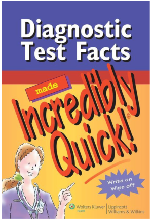 Diagnostic Test Facts Made Incredibly Quick!