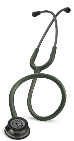 3M™ Littmann® Cardiology IV™ Stethoscope, Smoke-Finish Chestpiece, Turquoise Tube, Smoke Stem and Headset, 27 inch, 6171