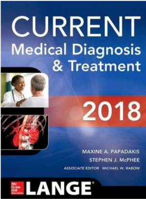 CURRENT Medical Diagnosis and Treatment 2018, 57th Edition, International edition