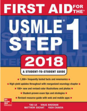 First Aid for the USMLE Step 1 2018, 28th Edition, International Edition