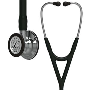 3M™ Littmann® Cardiology IV™ Stethoscope, Mirror Finish Chestpiece, Black Tube, 27 inch, 6177