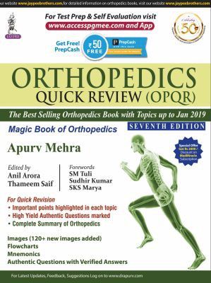 ORTHOPEDICS QUICK REVIEW (OPQR): MAGIC BOOK OF ORTHOPEDICS 