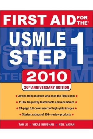 First Aid for the USMLE Step 1, 2010
