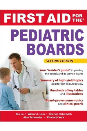 First Aid for the Pediatric Boards, 2nd edition