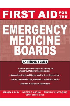 First Aid for the Emergency Medicine Boards, 1st edition