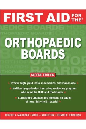 First Aid for the Orthopaedic Boards, 2nd edition