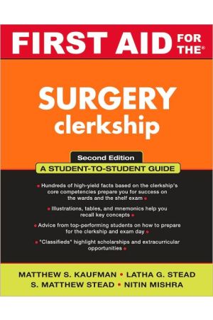 First Aid for the Surgery Clerkship, 2nd Edition