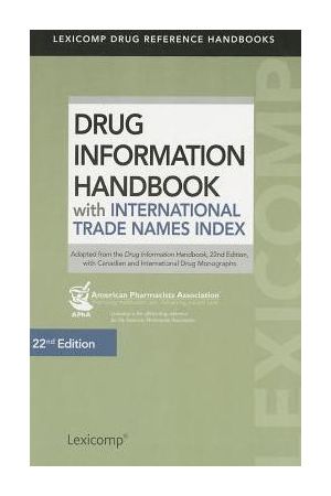 Drug Information Handbook w/International Trade Names Index, 22nd Edition (2013-2014)