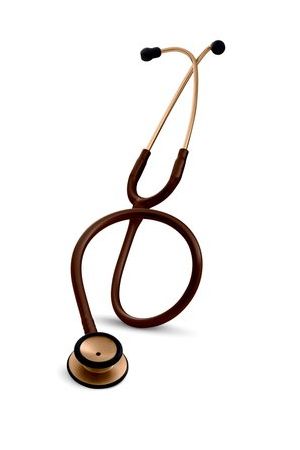 3M™ Littmann® Classic II S.E. Stethoscope, Copper-Finish Chestpiece, Chocolate Tube, 28 inch, 2820CPR
