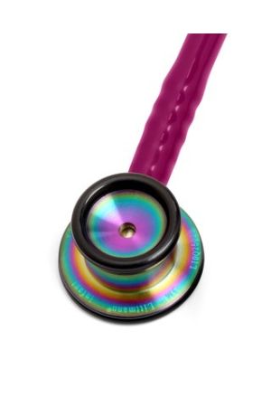 3M™ Littmann® Classic II Infant Stethoscope, Rainbow-finish Chestpiece, Raspberry Tube, 28 inch, 2157