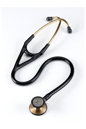 3M™ Littmann® Cardiology III™ Stethoscope, Brass-Finish Chestpiece, Black Tube, 27 inch, 3128BRS