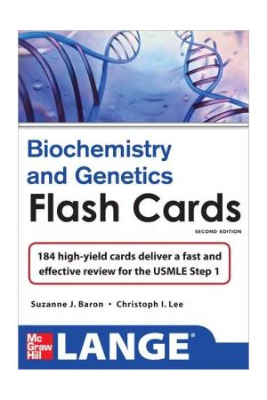Lange Biochemistry and Genetics Flash Cards 2/E (LANGE FlashCards)