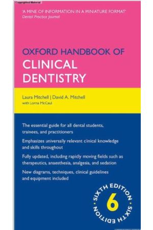 Oxford Handbook of Clinical Dentistry, 6th Edition