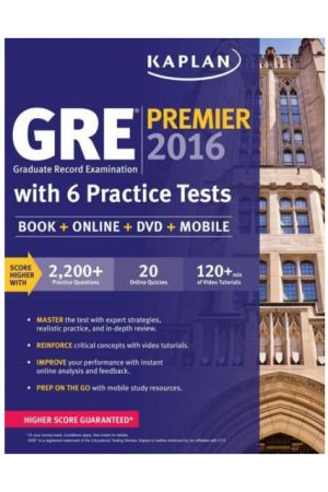 GRE Premier 2016 with 6 Practice Tests: Book + Online + DVD + Mobile
