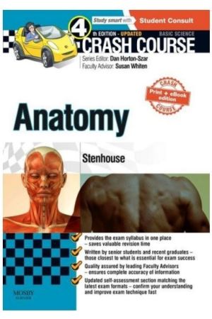 Crash Course Anatomy Updated Print + eBook edition, 4th Edition