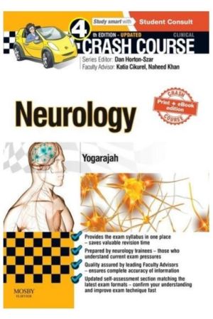 Crash Course Neurology Updated Print + eBook edition, 4th Edition