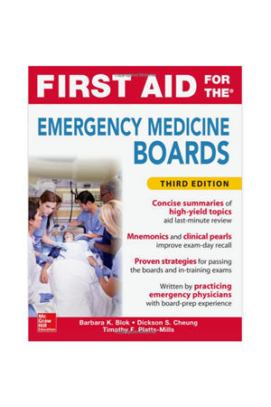 First Aid for the Emergency Medicine Boards, 3rd Edition