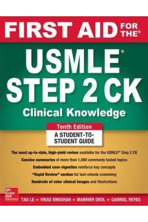 First Aid for the USMLE Step 2 CK, International Edition, 10th Edition