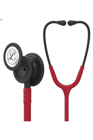 3M™ Littmann® Classic III™ Monitoring Stethoscope, Smoke-Finish Chestpiece, Burgundy Tube, 5868
