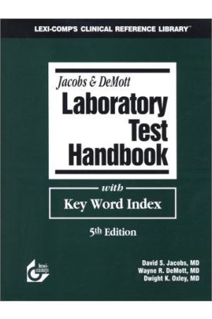 Jacobs & DeMott Laboratory Test Handbook with Key Word Index