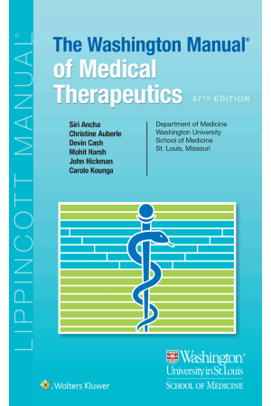 The Washington Manual of Medical Therapeutics, 37th Edition, International Edition