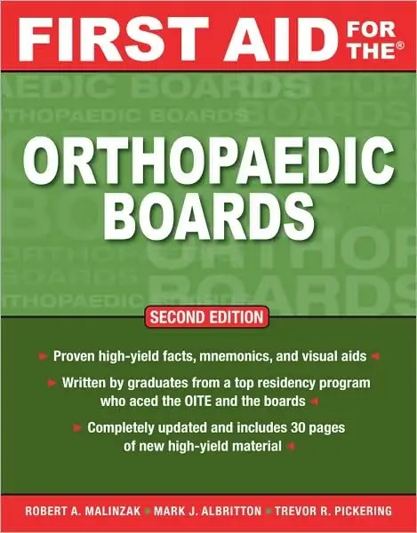 First Aid for the Orthopaedic Boards, 2nd edition