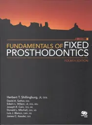Fundamentals of Fixed Prosthodontics, 4th Edition