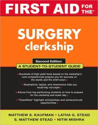 First Aid for the Surgery Clerkship, 2nd Edition