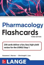 Lange Pharmacology Flash Cards, Third Edition (LANGE FlashCards)