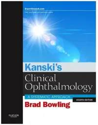 Kanski's Clinical Ophthalmology: A Systematic Approach, International Edition, 8th Edition