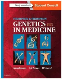 Thompson & Thompson Genetics in Medicine, 8th Edition