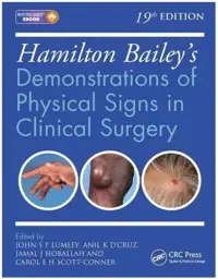 Hamilton Bailey's Physical Signs: Demonstrations of Physical Signs in Clinical Surgery, 19th Edition