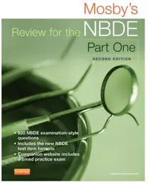Mosby's Review for the NBDE Part I, 2nd Edition