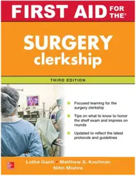 First Aid for the Surgery Clerkship, Third Edition