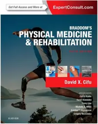 Braddom's Physical Medicine and Rehabilitation, 5th edition