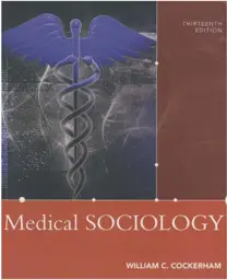Medical Sociology,13th Edition