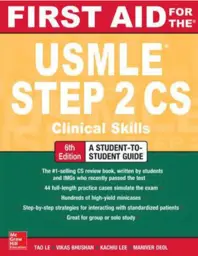 First Aid for the USMLE Step 2 CS, 6th Edition, International edition