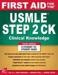 First Aid for the USMLE Step 2 CK, International Edition, 10th Edition