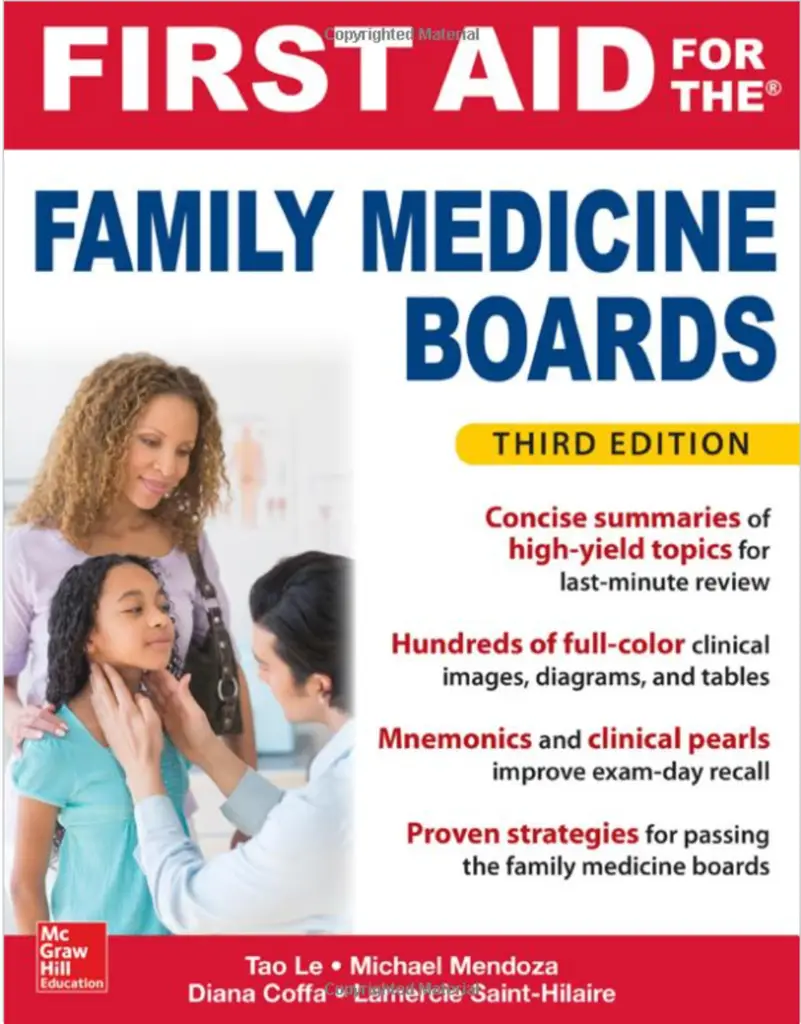 First Aid for the Family Medicine Boards, 3rd edition
