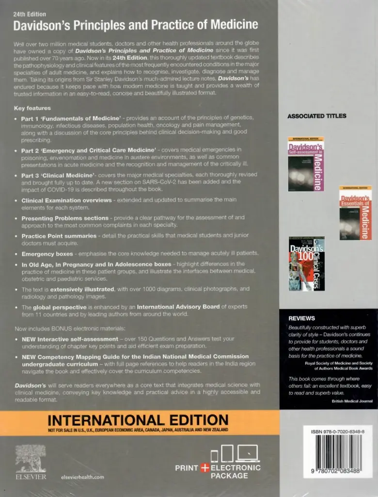 Davidson's Principles and Practice of Medicine International Edition, 24th Edition
