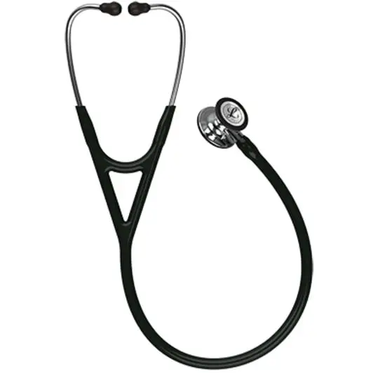 3M™ Littmann® Cardiology IV™ Stethoscope, Mirror Finish Chestpiece, Black Tube, 27 inch, 6177