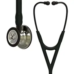 3M™ Littmann® Cardiology IV™ Diagnostic Stethoscope, 6179, Champagne-Finish Chestpiece, Black Tube, Smoke Stem